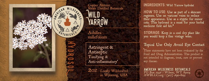 Wild Yarrow Hydrosol (Achillea millefolium)