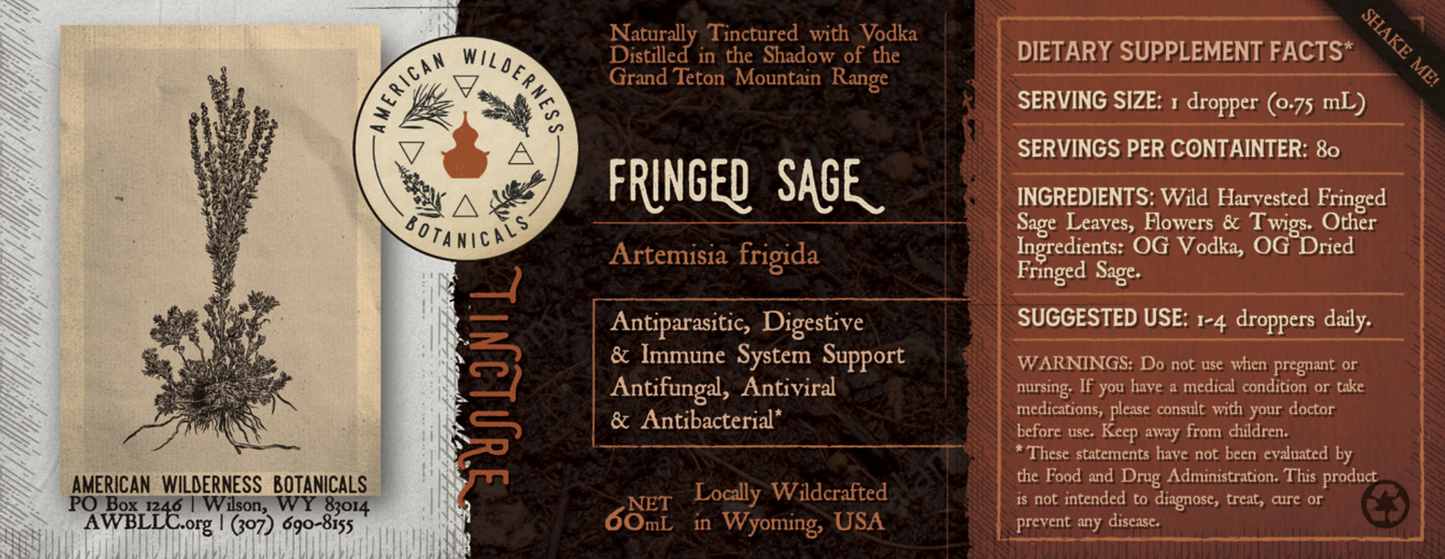 Fringed Sage Tincture (Artemisia frigida)